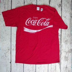 Enjoy Coca Cola Red Mens Tee - Large